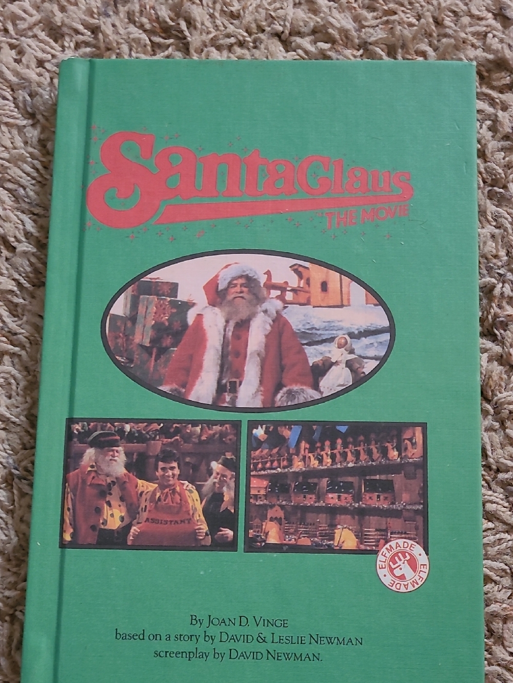 Santa Claus The Movie Hardcover Book Vintage 1985